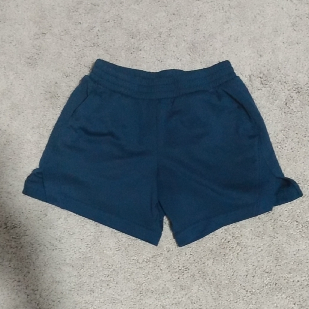 Girl's Navy Blue Casual Shorts